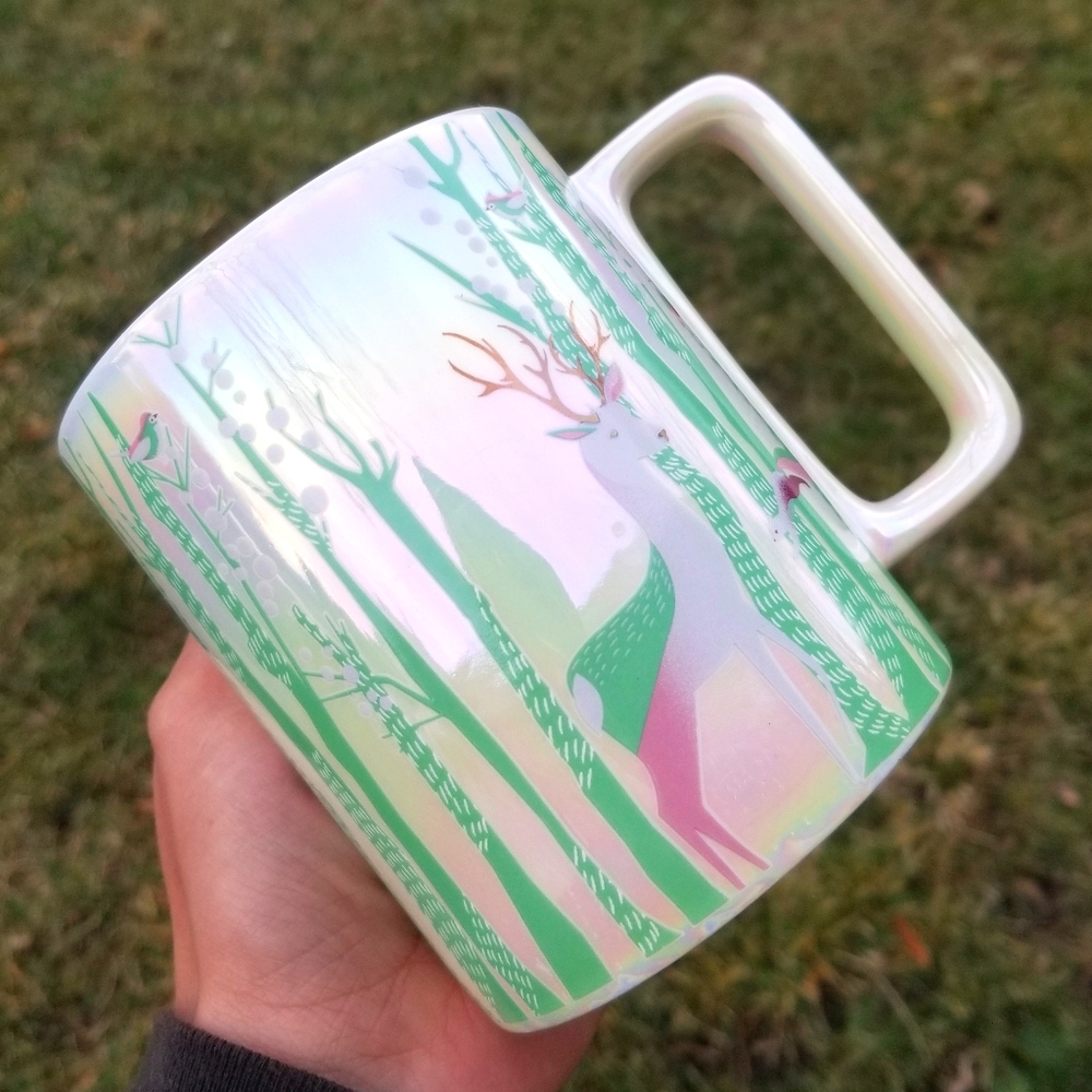 🆕️Starbucks, Iridescent Holiday Ceramic Mug - Picture 3 of 9